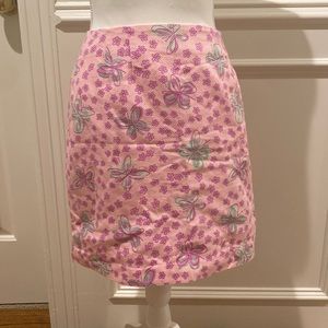 Lilly Pulitzer butterfly skirt size 6